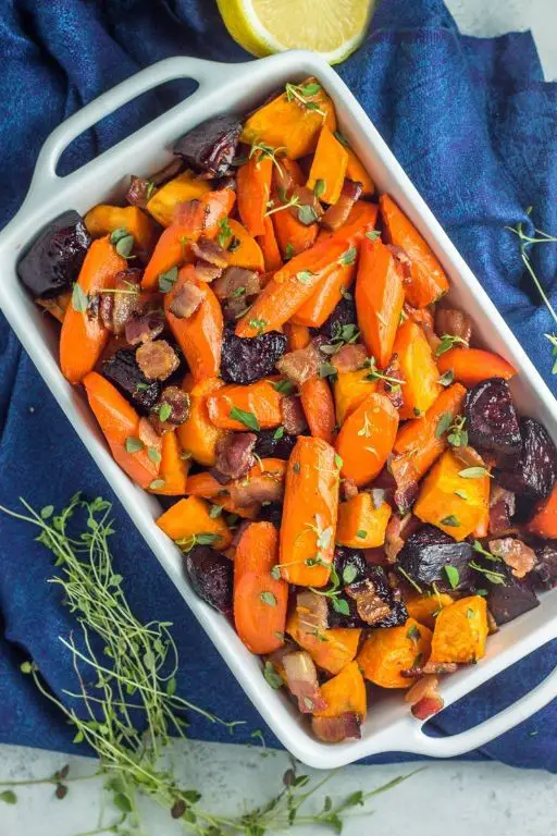 Roasted Root Vegetable Bake with Thyme