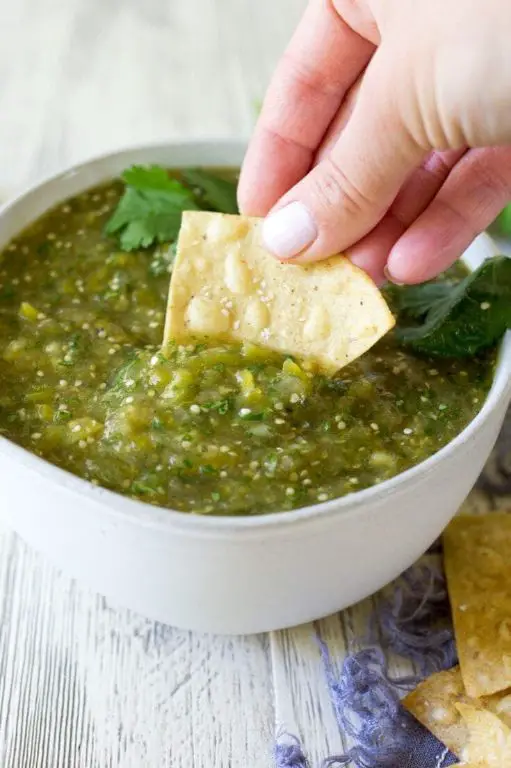 Roasted Salsa Verde with Jalapeños