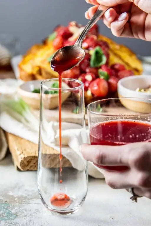 Roasted Strawberry Syrup