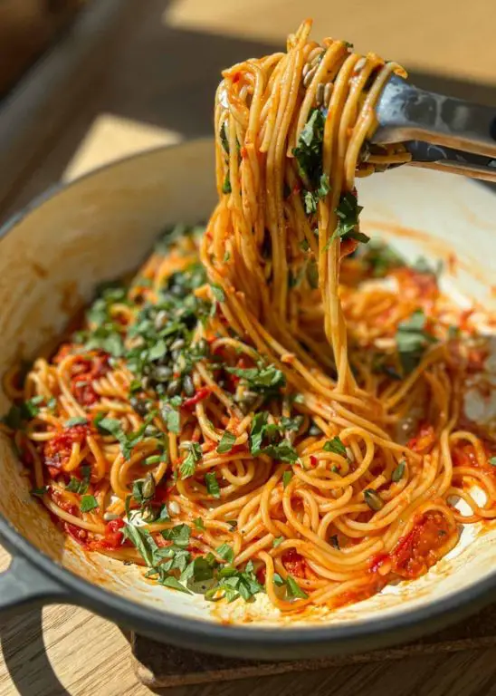 Roasted Tomato and Garlic Pasta