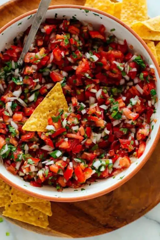 Roasted Tomato and Garlic Pico de Gallo