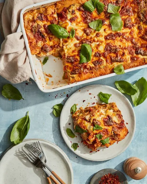Roasted Vegetable Lasagna with Béchamel Sauce
