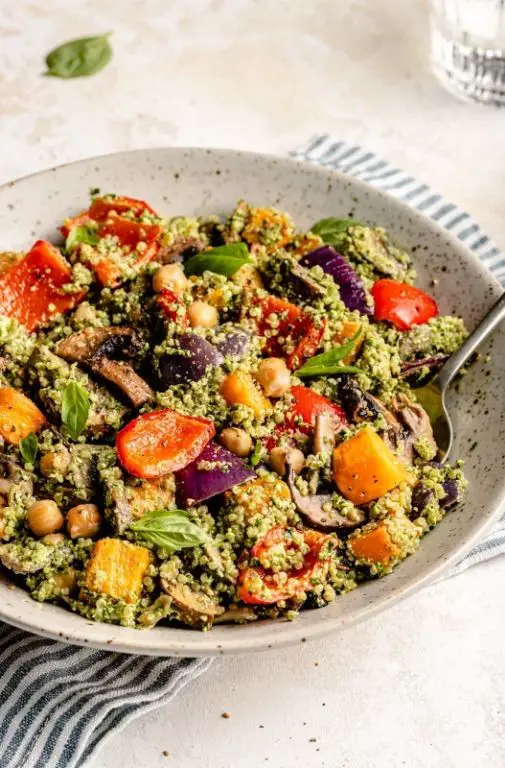Roasted Vegetable Quinoa Salad