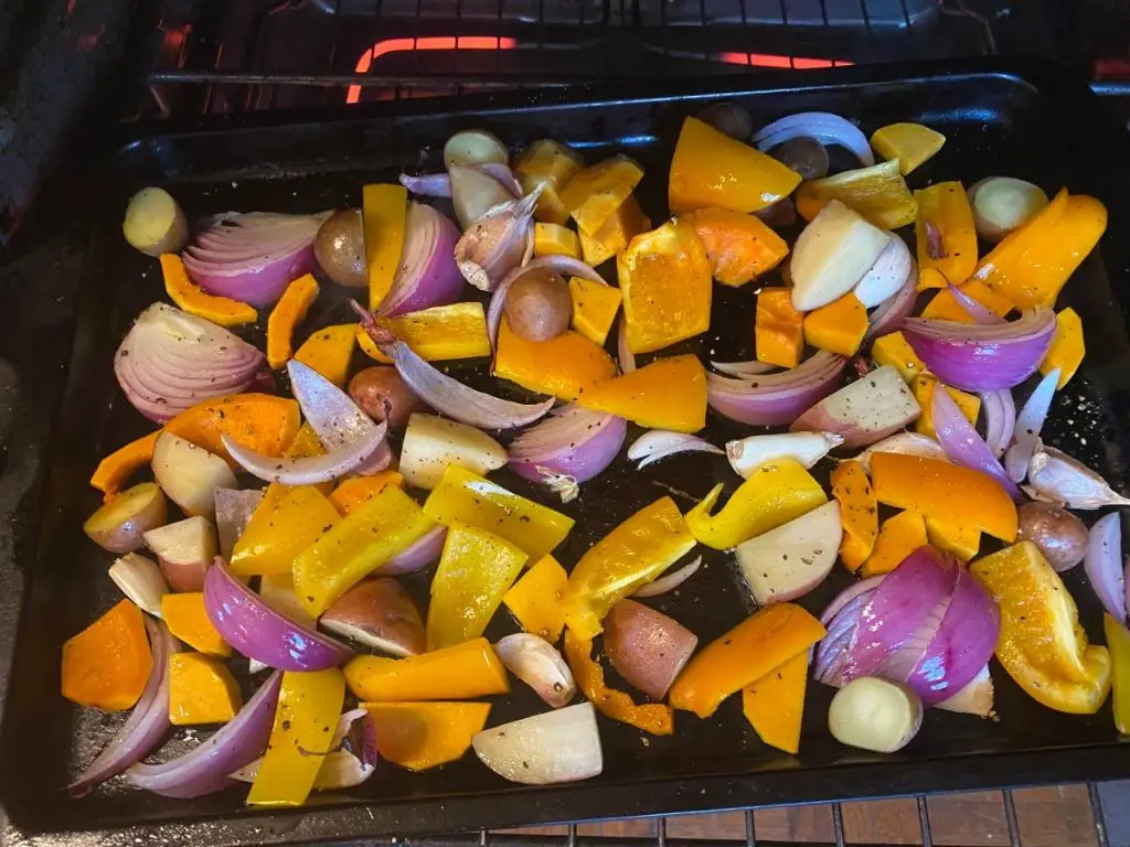 Roasted Vegetables with Nigelle
