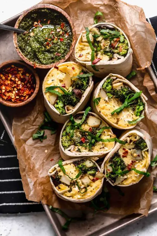 Roasted Veggie Breakfast Wrap