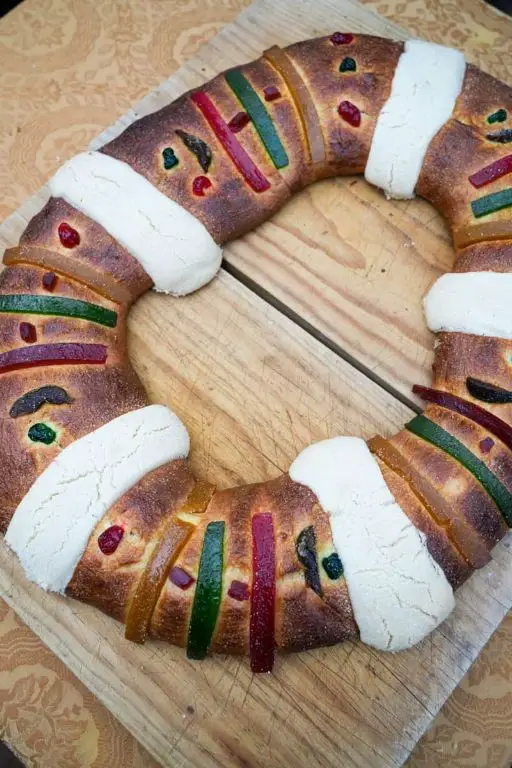 Rosca de Reyes with Candied Fruit