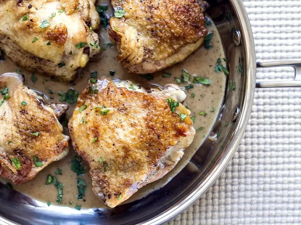 Rosemary Baked Chicken Breast with Red Wine Reduction Sauce