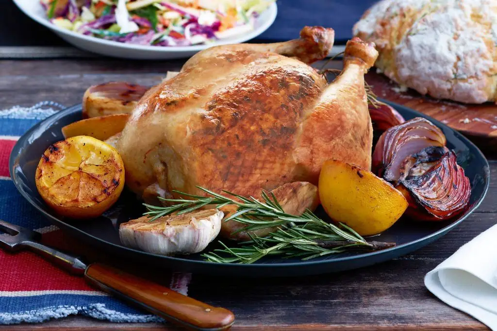 Rosemary Garlic Roast Chicken