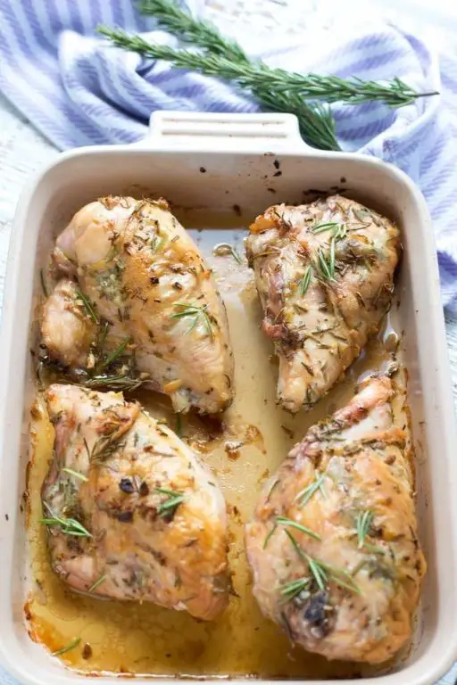 Rosemary Garlic Roasted Chicken Breast
