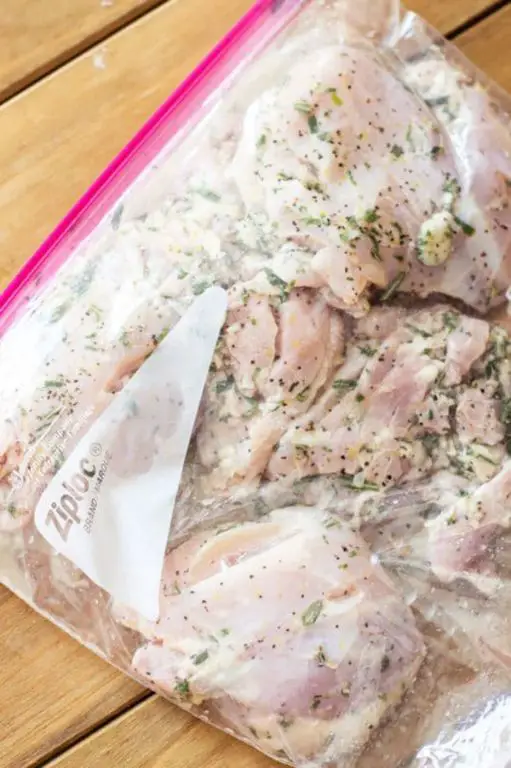 Rosemary Lemon Chicken Ziplock Steamer Bag