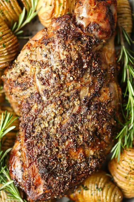Rosemary and Thyme Roasted Lamb