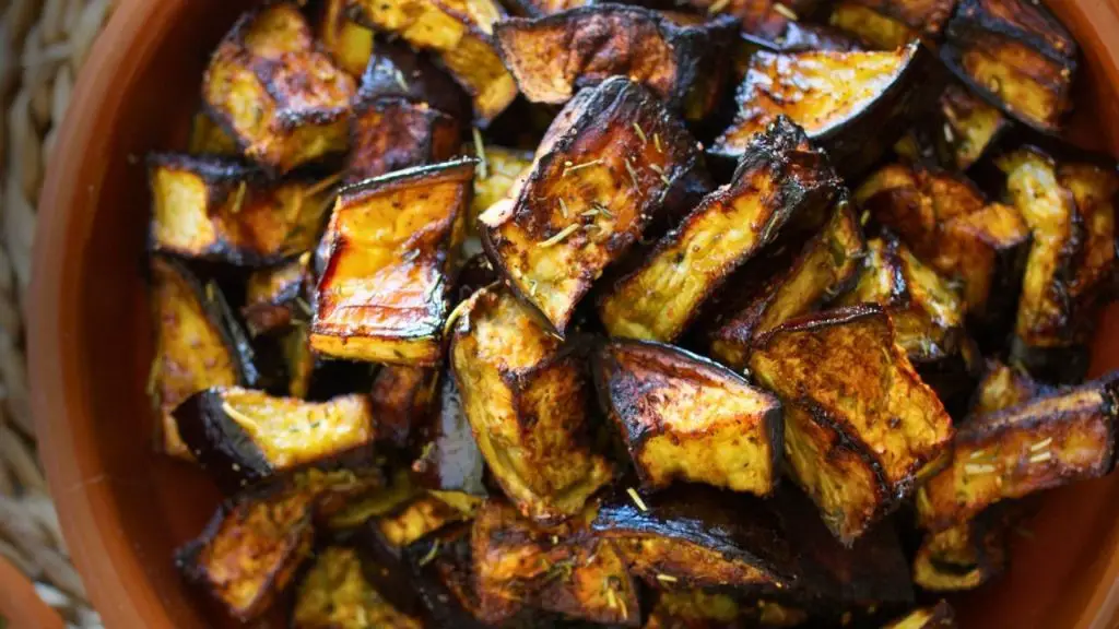 Rosemary and Thyme Sauteed Eggplant