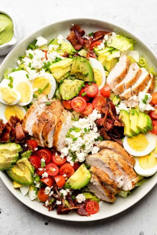 Rotisserie Chicken Cobb Salad with Bacon and Avocado