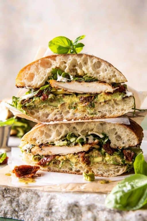 Rotisserie Chicken Guacamole Sandwich