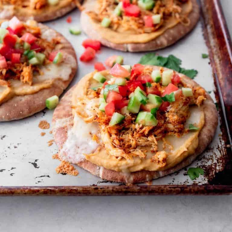 Rotisserie Chicken Hummus Pita