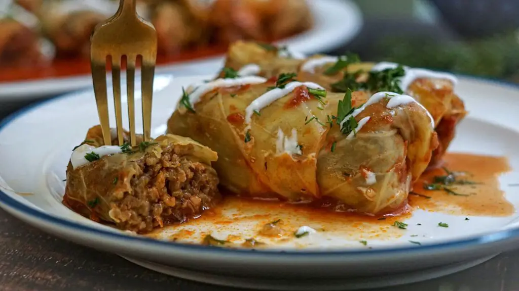 Russian Kale and Cabbage Rolls