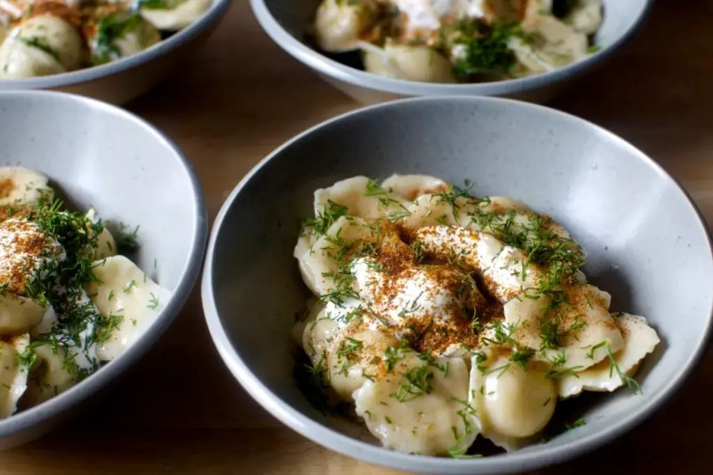 Russian Kale and Potato Vareniki
