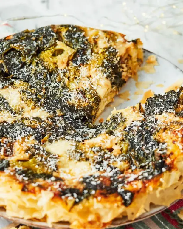 Russian Kale and Smoked Fish Pie