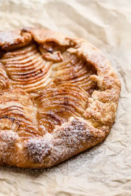 Rustic Apple Galette with Cinnamon Sugar