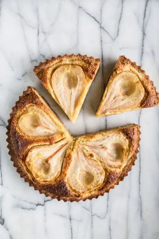 Rustic Pear and Almond Tart