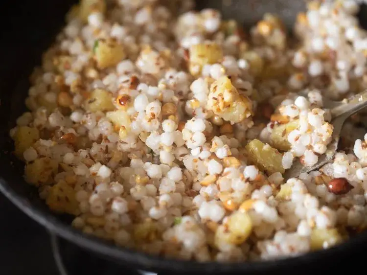 Sabudana Khichdi with Peanuts