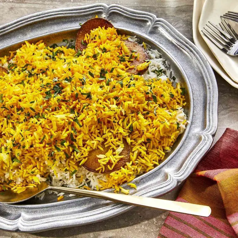 Saffron Rice with Saffron and Cilantro