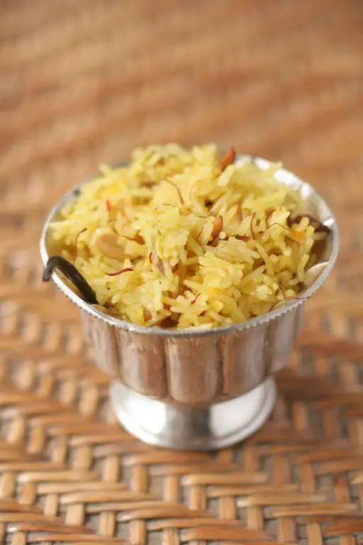Saffron Rice with Saffron and Coconut Milk