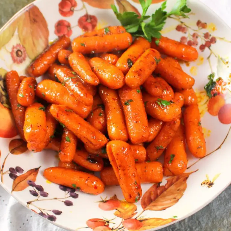 Saffron and Honey Glazed Carrots