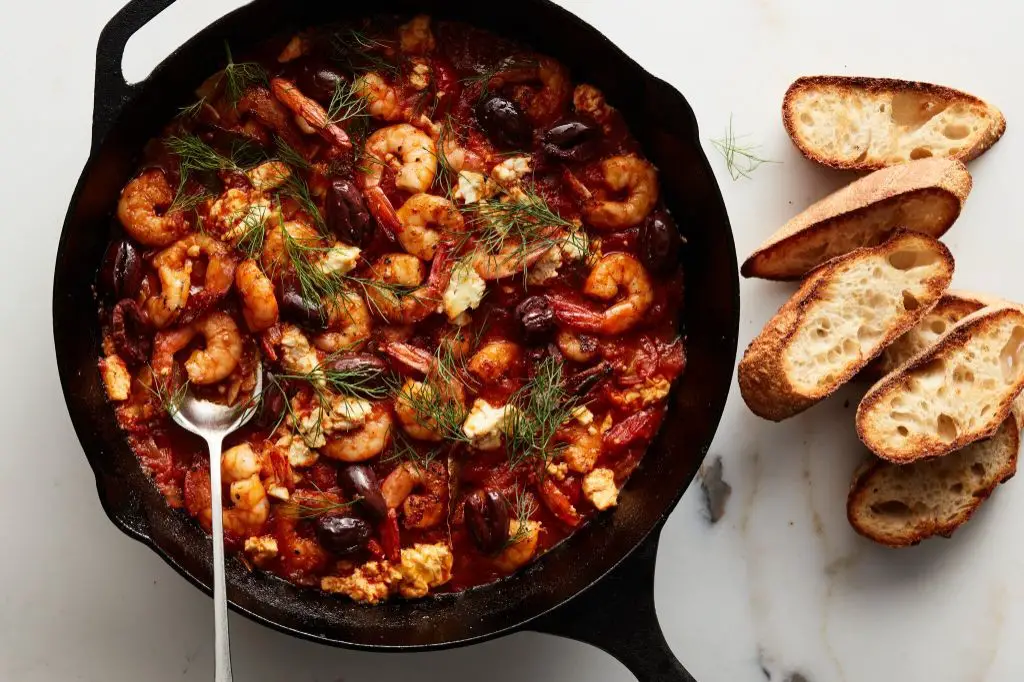 Saganaki with Caramelized Onions