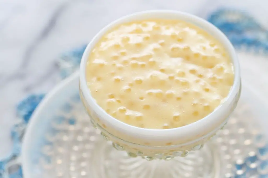 Sago Tapioca Pudding with Vanilla