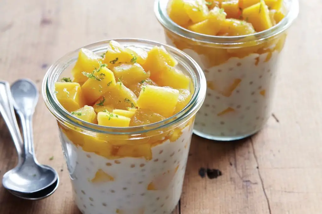 Sago with Pineapple and Coconut