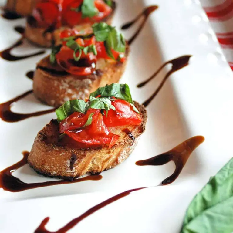 Salami and Balsamic Glazed Bruschetta