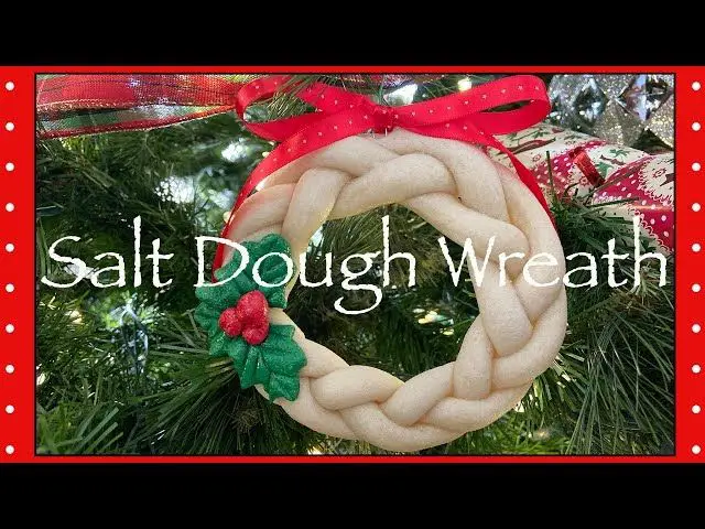 Salt Dough Holiday Wreaths