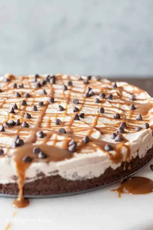 Salted Caramel Ice Cream Pie
