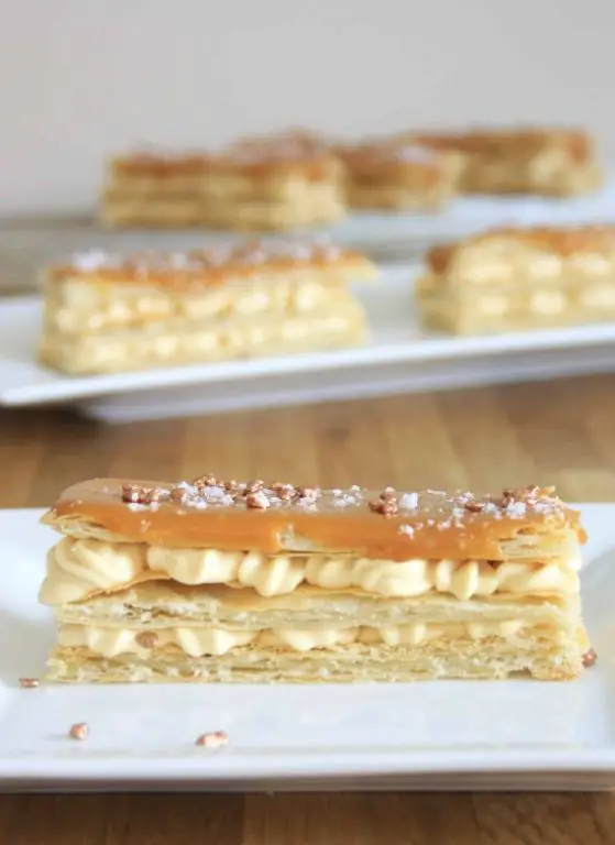 Salted Caramel Mille-Feuille