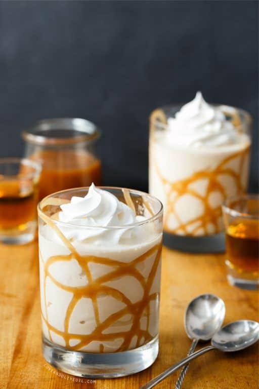 Salted Caramel Whiskey Milkshake