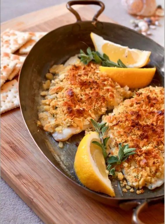 Saltine Cracker Crumb-Coated Fish Fillets