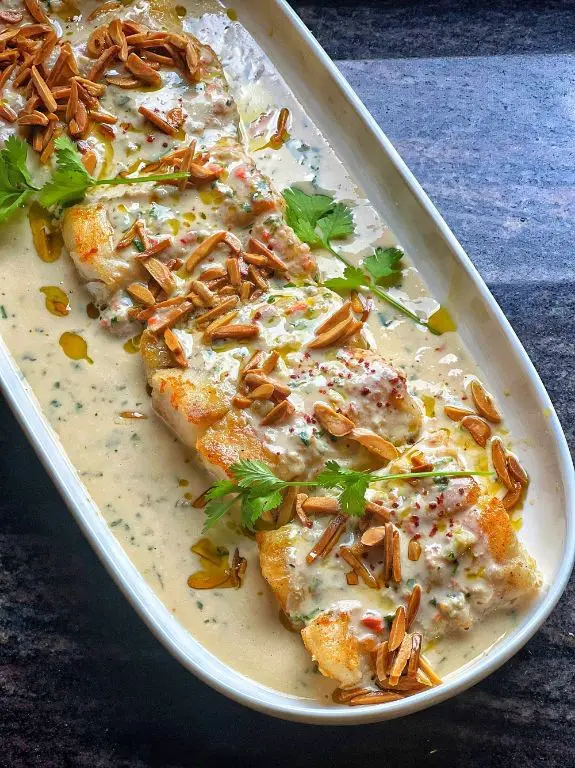 Samak Harra (Spicy Fish with Tahini)
