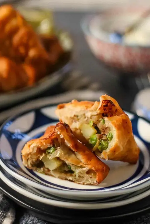 Samosa with Spicy Potato Filling