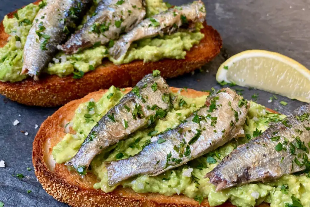 Sardine and Avocado Toast