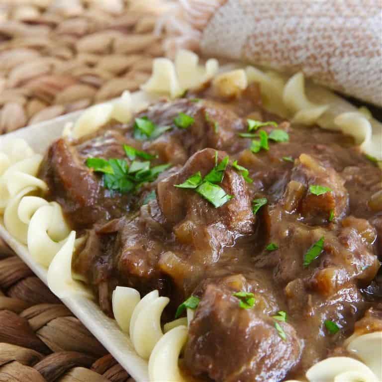 Sauerbraten with Gingerbread Gravy