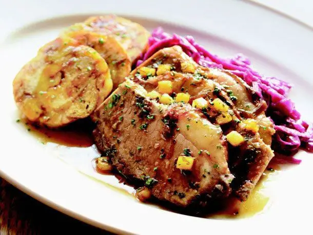 Sauerbraten with Red Cabbage