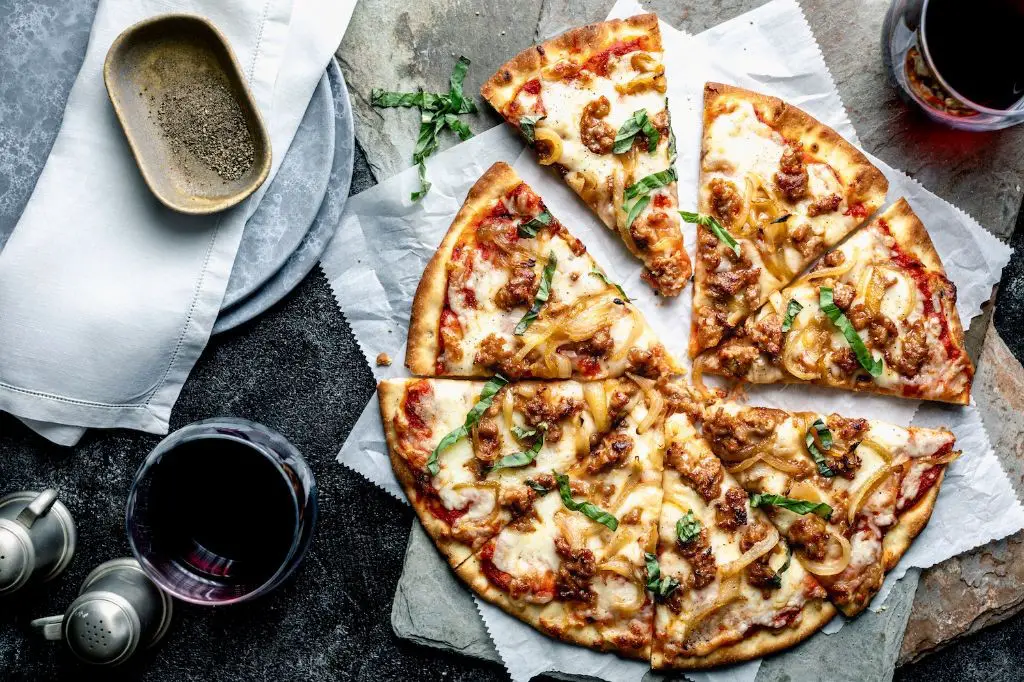 Sausage and Caramelized Onion Pizza