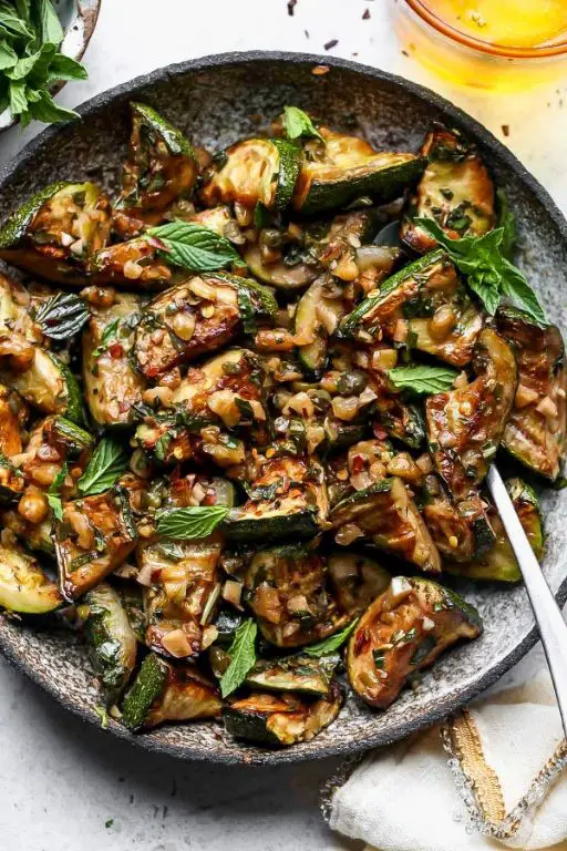Sauteed Cucuzza with Garlic and Olive Oil