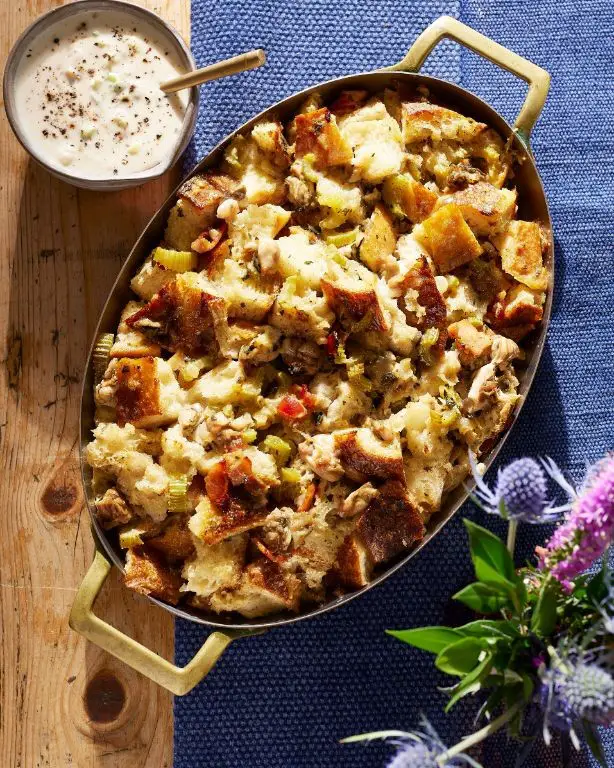 Savory Bacon and Oyster Stuffing