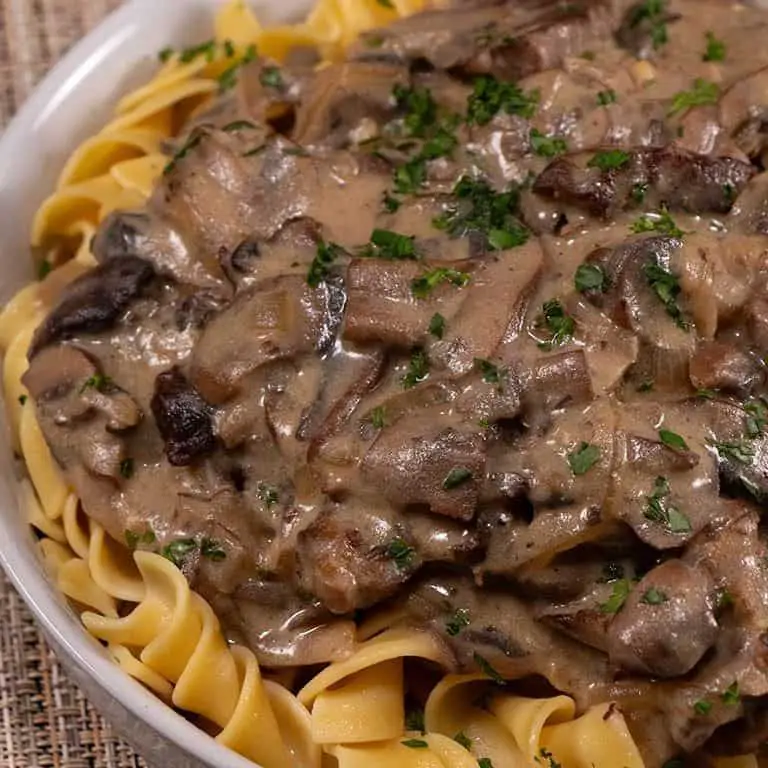 Savory Beef Stroganoff