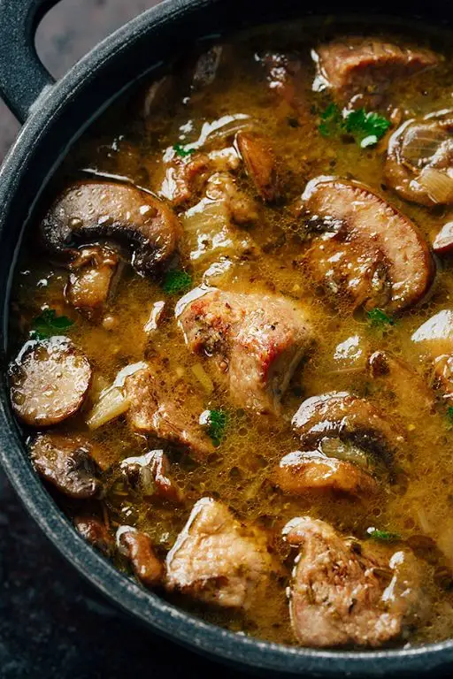 Savory Beef and Mushroom Soup