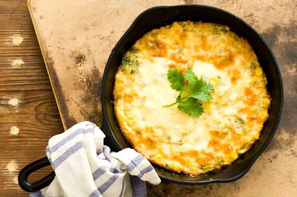 Savory Corn Pudding with Green Chiles