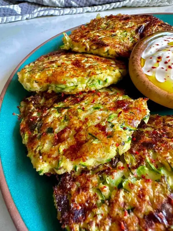 Savory Cottage Cheese and Zucchini Fritters