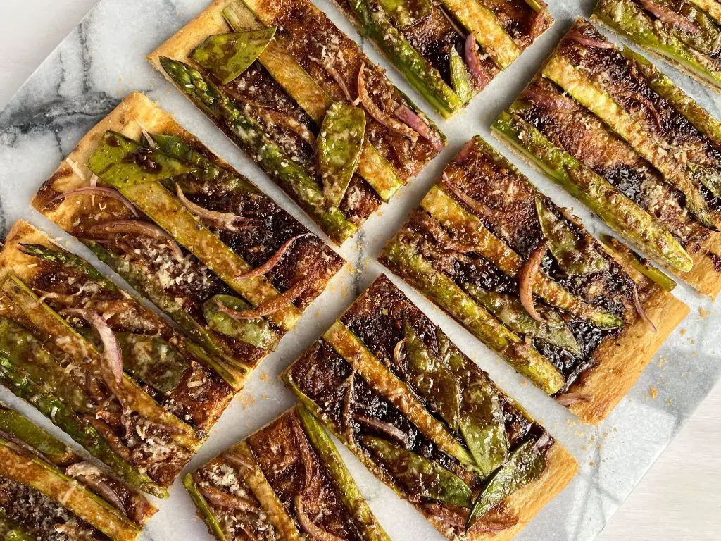 Savory Crescent Roll Veggie Tart